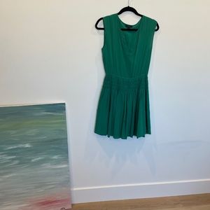 Jcrew Green Dress Size 2